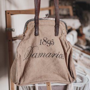 Handmade Cottagecore / Lagenlook Linen French Grainsack Style Handbag